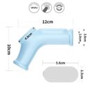 Vibrating Silk Knights Ring with Scrotum Sleeve Blue – Bild 8