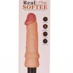7.8" Real Softee Vibrating Dildo  2