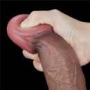 10.5'' Dual Layered Platinum Silicone Cock – Bild 8