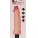 8.3" Real Softee Vibrating Dildo  3