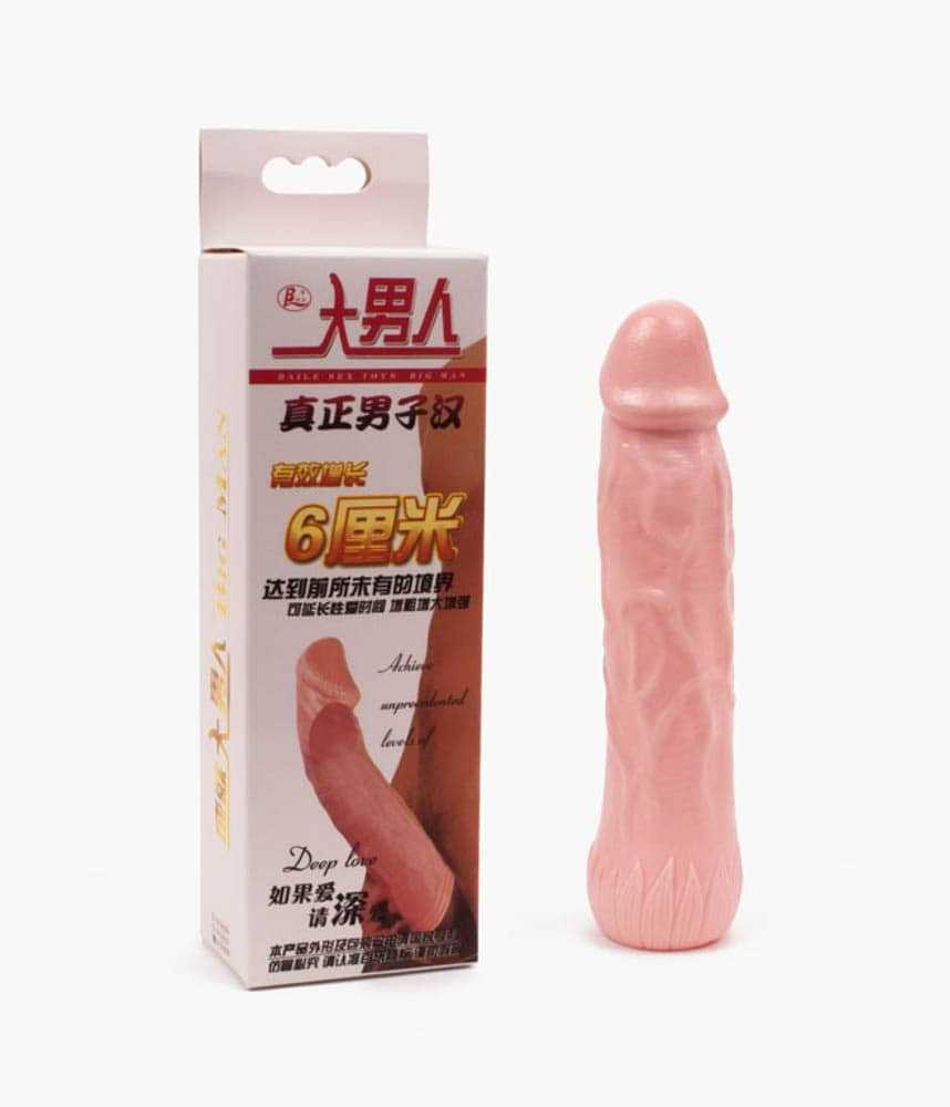 41146 Realistic Penis Sleeve Flesh 3 – Bild 1