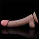 10.5'' Dual Layered Platinum Silicone Cock – Bild 6