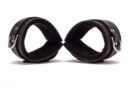 Hand Cuffs Grain Leather Black – Bild 5