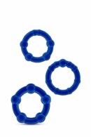 Stay Hard Beaded Cockrings Blue – Bild 2