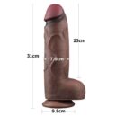 12'' Dual Layered Silicone Cock XXL – Bild 9
