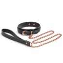 Bondage Couture - Collar and Leash - Black – Bild 2