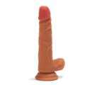 XMEN 7.6 inch Double Layer Silicon Dildo Brown – Bild 4