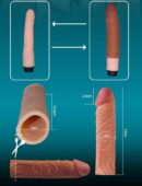 Pleasure X-Tender Penis Sleeve Brown 2 – Bild 3
