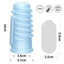 Vibrating Spiral Knights Ring Blue – Bild 2