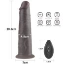 8'' Dual Layered Silicone Rotator Brown – Bild 2