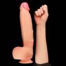 12" Dual Layered Platinum Silicone Cock 1 – Bild 4