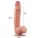 12" Dual Layered Platinum Silicone Cock 1 – Bild 2