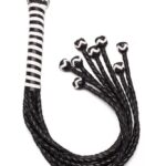 8 Tail Polish Leather Flogger 22 inch