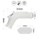 Vibrating Drip Knights Ring with Scrotum Sleeve (White) – Bild 8