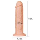 11'' Realistic Long Dildo Flesh – Bild 8