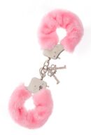 Metal Handcuff With Plush Pink – Bild 2