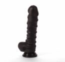 X-MEN 8.5" Dildo Colours Pleasure Black 1 – Bild 4