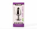 X-MEN Secret Shine Metal Butt Plug Black M