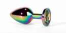 X-MEN Secret Shine Metal Butt Plug Rainbow M – Bild 3