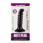 X-Men 10" Extra Girthy Butt Plug Black IV