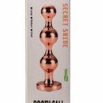 X-Men Secret Shine Booty Call Metal Butt Plug with Gem Gold M