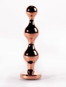 X-Men Secret Shine Booty Call Metal Butt Plug with Gem Gold M – Bild 3