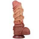 10.5'' Dual layered Platinum Silicone Cock with Rope – Bild 6