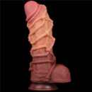 10.5'' Dual layered Platinum Silicone Cock with Rope – Bild 7