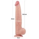 13.5'' King Sized Sliding Skin Dual Layer Dong – Bild 7
