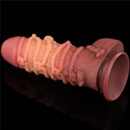 9.5'' Dual layered Platinum Silicone Cock with Rope – Bild 8