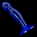 Flawless Clear Prostate Plug 6.5'' Blue – Bild 2