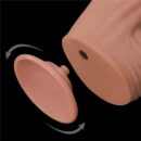 12'' King Sized Sliding Skin Dual Layer Dong – Bild 5