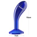 Flawless Clear Prostate Plug 6.0'' Blue – Bild 7