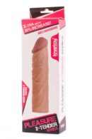 Pleasure X-Tender Penis Sleeve Brown 3 – Bild 2