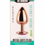 X-MEN Secret Shade Metal Butt Plug Rose S