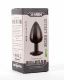 X-MEN Secret Shine Metal Butt Plug Gun Colour M – Bild 2