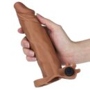Pleasure X-Tender Vibrating Penis Sleeve #3 brown – Bild 2
