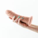 Colours - Dual Density - 7" Girth Dildo - White – Bild 4