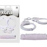 SEX EXTRA - METAL CUFFS & LOVE ROPE WHITE