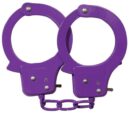 SEX EXTRA - METAL CUFFS PURPLE – Bild 2