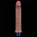 9.5" REAL SOFTEE Rechargeable Silicone Vibrating Dildo – Bild 8
