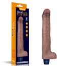 10.5" REAL SOFTEE Rechargeable Silicone Vibrating Dildo