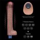 10.5" REAL SOFTEE Rechargeable Silicone Vibrating Dildo – Bild 2
