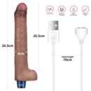 10.5" REAL SOFTEE Rechargeable Silicone Vibrating Dildo – Bild 5