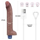 11" REAL SOFTEE Rechargeable Silicone Vibrating Dildo – Bild 4