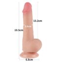 7.5'' Sliding Skin Dual Layer Dong Flesh II – Bild 3