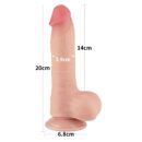 8'' Sliding Skin Dual Layer Dong Flesh I – Bild 4