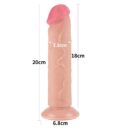 8'' Sliding Skin Dual Layer Dong Flesh II – Bild 3