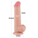 8'' Sliding Skin Dual Layer Dong Flesh III – Bild 4