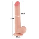 9'' Sliding Skin Dual Layer Dong Flesh – Bild 4